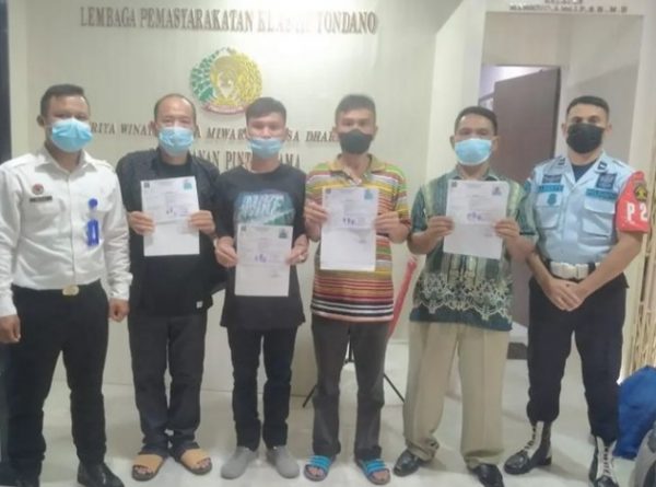 4 Napi Lapas Kelas IIB Tondano Jalani Integrasi & Asimilasi di Rumah