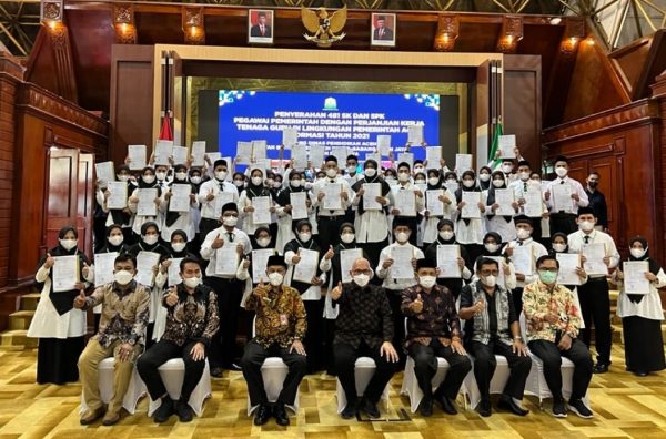 Ratusan Guru P3K di Aceh Terima SK