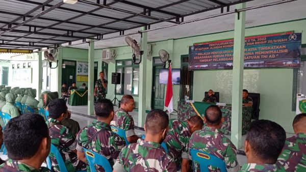 Seluruh Personel dan Persit KCK Cabang XXXIV Kodim 0111/Bireuen Ikuti Penyuluhan Hukum dari Kumdam IM