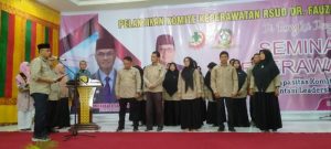 Bupati Lantik Komite Keperawatan RSUD dr Fauziah Periode 2022-2025