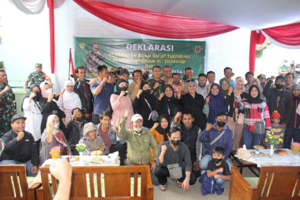 Kodam Siliwangi Batalkan Baiat 50 Anggota NII