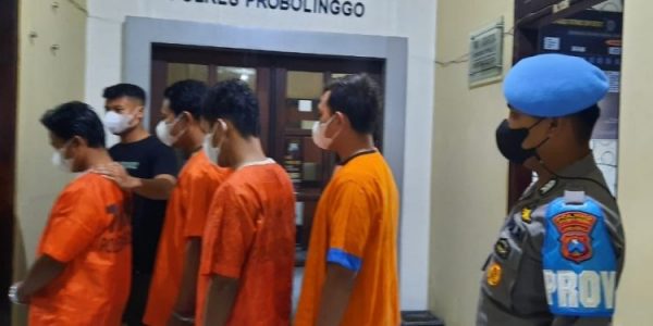 Dalam Sehari Polres Probolinggo Berhasil Tangkap 5 Pengedar Narkotika