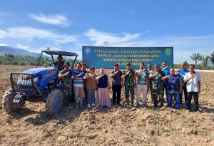 Wujudkan Hanpangan Meningkat, Dandim 0108/Agara Tinjau Lahan Demplot Jagung