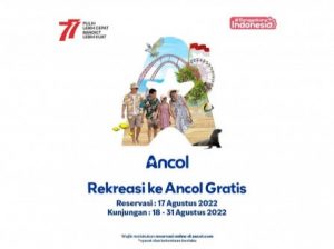 HUT RI Ke 77, Taman Impian Jaya Ancol Gratiskan Tiket Masuk Bagi Warga