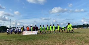 Kejora FC Matang Panyang Tekuk Lawannya Escobar Seumatang Aron 3:0 di Piala Karang Taruna