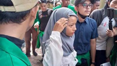 Demo Tolak kenaikan BBM di Lhokseumawe 1 Polisi dan 2 Mahasiswa Terluka