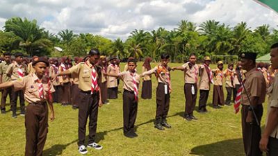 84 SMP Aceh Timur Ikut Perkemahan Pramuka Penggalang di Peudawa