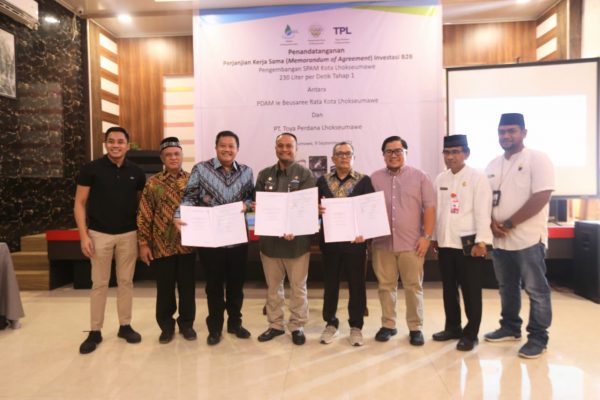 Tingkatkan Air Bersih PDAM Lhokseumawe Jalin Kerjasama dengan PT.Toya Perdana
