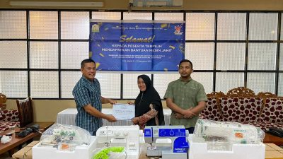 Diskop UKM Aceh Laksanakan Bimbingan Teknis Penguatan Menjahit di Aceh Timur