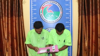 Polres Aceh Timur Amankan Dua Tersangka Penyalahgunaan Narkoba