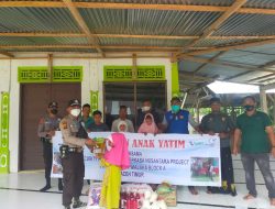 Sambut Bulan Maulid, Security PT Medco Bagikan Paket Sembako Tahap ke 7