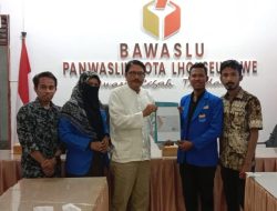 PMII Lhokseumawe Daftar Sebagai Lembaga Pemantau Pemilu