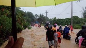 Hujan Deras Sebabkan Sejumlah Gampong di Aceh Selatan Terendam Banjir