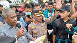 Gedung DPRK Aceh Utara Digeruduk Massa Mahasiswa Demo Tolak Harga BBM Naik