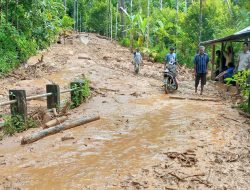 Akses Jalan Pertanian dan Tempat Wisata di Samadua Tertimbun Longsor