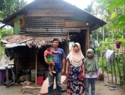 Kisah Pilu Satu Keluarga di Abdya Tinggal Digubuk Reot Beralaskan Tanah