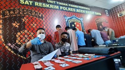 Mantan Ketua KIP Abdya Dicambuk 23 Kali Akibat Berjudi