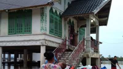 Akibat Hujan Deras 7 Kecamatan di Aceh Utara Direndam Banjir
