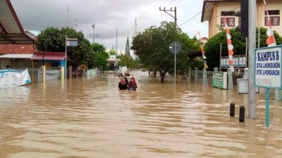 8.108 Siswa Diliburkan Akibat Banjir di Aceh Utara