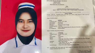 Fitriani Sempat Dilaporkan Hilang, Ditemukan di Deli Serdang