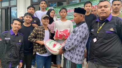 Aliansi Mahasiwa Fisip Unimal Bantu Korban Banjir Aceh Utara