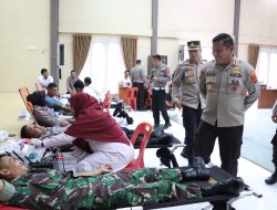 Polres Aceh Utara Berhasil Kumpulkan 39 Kantong Darah
