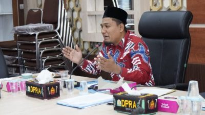 Ketua Banleg DPRA Minta Pemerintah Pusat Hormati Kewenangan Aceh
