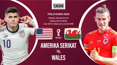 Jadwal Piala Dunia Wales Vs Amerika Serikat