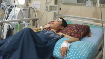 Derita Sultan Anak Buruh Pencuci Baju Asal Abdya Lumpuh Karena Gangguan Saraf