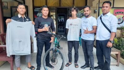Polsek Langsa Ringkus Spesialis Pembobol Rumah Warga