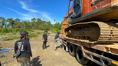 Dua Lokasi Tambang Emas Ilegal Digrebek Polda Aceh