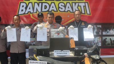 Tersangka Penipuan Retribusi Sampah Ditangkap Polres Lhokseumawe