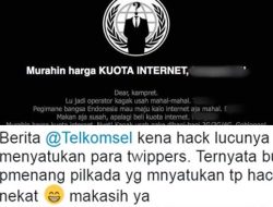 Pembobolan situs Telkomsel oleh Hacker. Bukti dari tidak kepuasan masyarakat terhadap Telkomsel