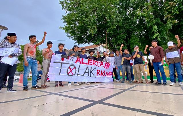 Wartawan Pase Tolak Pengesahan RKUHP