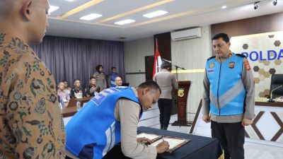 Kapolda Aceh Tanda Tangani Pakta Integritas SIPSS 2023