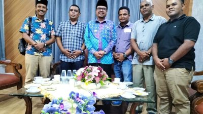 Pj Bupati Sambut Baik Audensi Pengurus PWI Aceh Utara