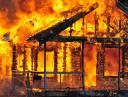 Satu Unit Rumah di Langsa Hangus Terbakar
