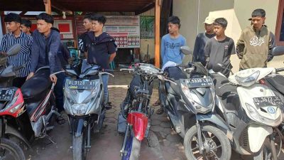 Polisi Amankan 20 Unit Sepmor Balap Liar di Aceh