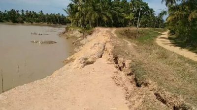 Kondisi Tanggul DAS Arakundo makin Memprihatinkan