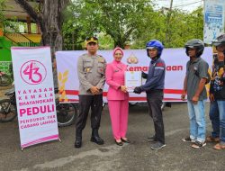 Polres Langsa Bagikan 125 Paket Sembako