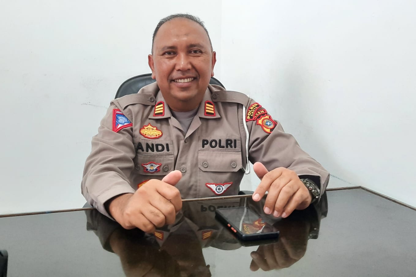 Satlantas Abdya Tertipkan Puluhan Kenalpot Brong