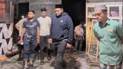 Irfansyah Kunjungi Korban Kebakaran di Kota Langsa