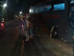 Laka Lantas Bus Vs Kijang Kapsul 4 Penumpang Luka Ringan