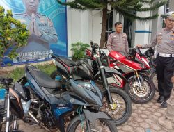 Polres Aceh Utara Amankan 48 Sepmor Aksi Balap Liar