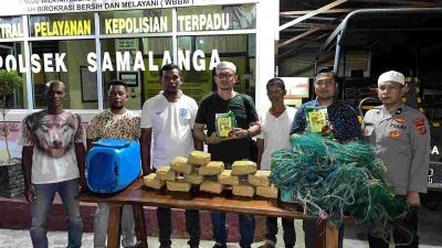 Temukan 15 Kg Sabu mengapung Ditengah Laut, Nelayan Samalanga Laporkan ke Polisi