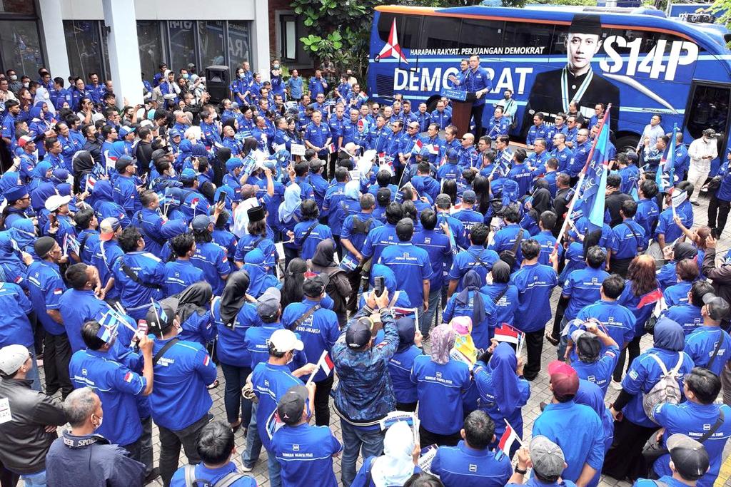 Jaga Kedaulatan, Serentak Ketua Demokrat Se-Indonesia Sambangi Pengadilan