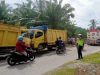 Hilang Kendali, Truk Pengangkut Biji Besi di Abdya Laga Kambing