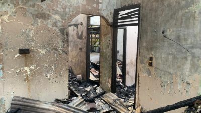 Satu Rumah di Lhoksukon Habis Terbakar Saat Sahur