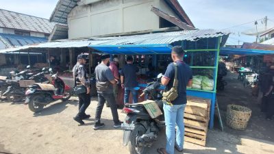 Jelang Lebaran Idul Fitri, Polres Aceh Utara Pantau Pasar