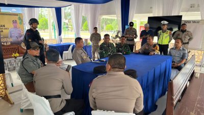 Pantau Arus Balik Mudik Polres Langsa Cek Pospam